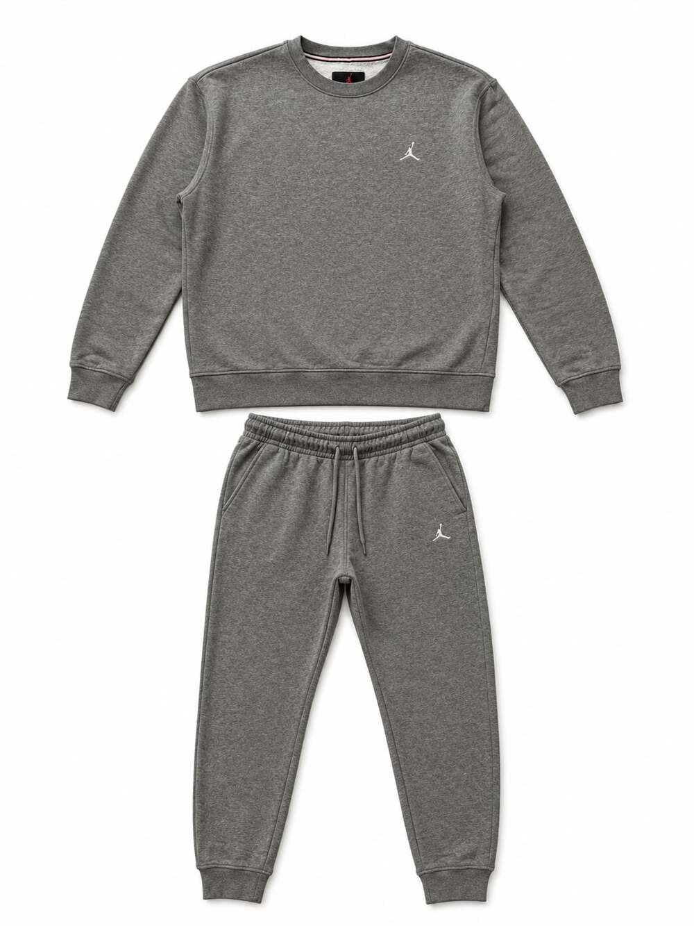 Jordan Brooklyn Fleece Crewneck Sweatshirt and Jogger Pants Matching Set - Picture 1 of 6